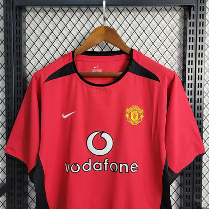 Camisa Retrô Manchester United 2002/04 Vermelho