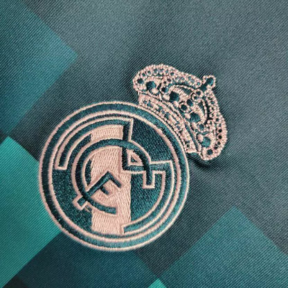 Camisa Retrô Real Madrid II Away 2017/18 Masculino Azul
