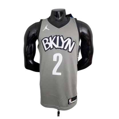 Camisa Regata Brooklyn Nets Branca e Preta - Masculina
