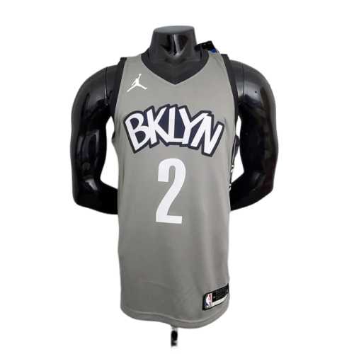 Camisa Regata Brooklyn Nets Branca e Preta - Masculina