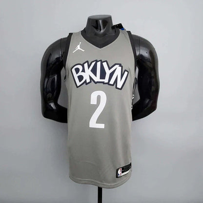 Camisa Regata Brooklyn Nets Branca e Preta - Masculina