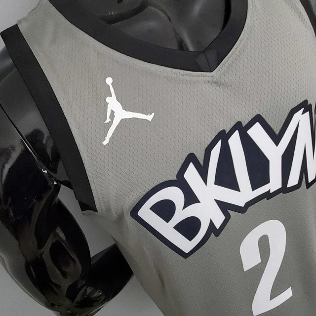 Camisa Regata Brooklyn Nets Branca e Preta - Masculina