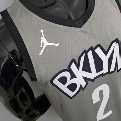 Camisa Regata Brooklyn Nets Branca e Preta - Masculina