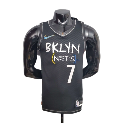 Camisa Regata Brooklyn Nets Preta City Edition - Masculina