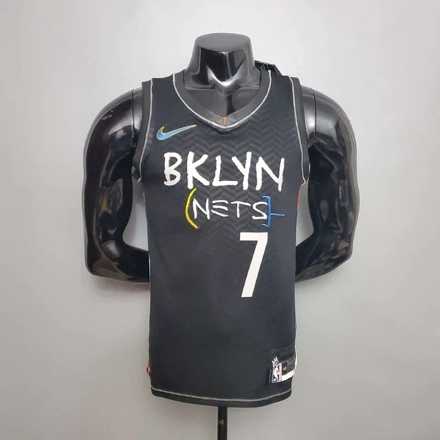 Camisa Regata Brooklyn Nets Preta City Edition - Masculina