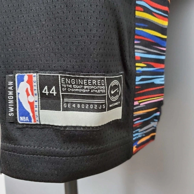Camisa Regata Brooklyn Nets Preta City Edition - Masculina