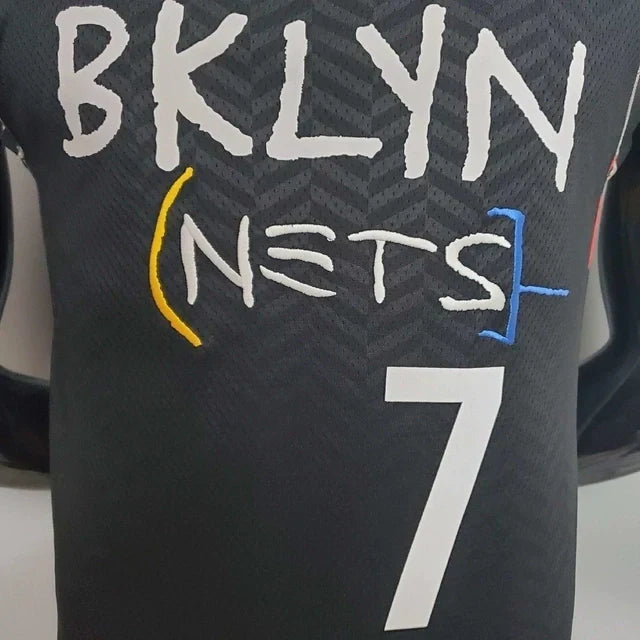 Camisa Regata Brooklyn Nets Preta City Edition - Masculina
