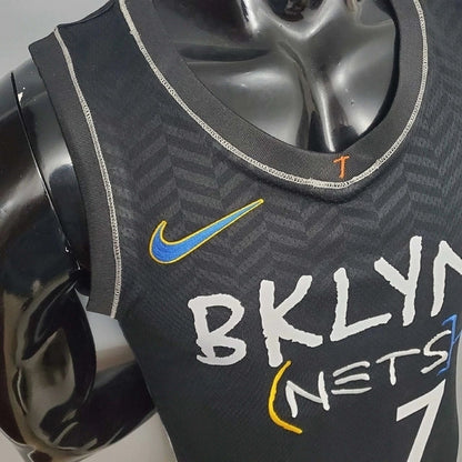 Camisa Regata Brooklyn Nets Preta City Edition - Masculina