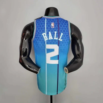 Camisa Regata Charlotte Hornets Azul Clara - Masculina
