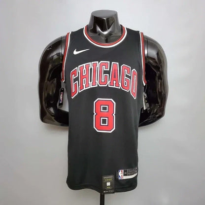 Camisa Regata Chicago Bulls Preta e Vermelha - Masculina