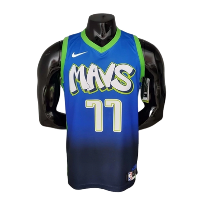 Camisa Regata Dallas Mavericks Azul e Verde - Masculina