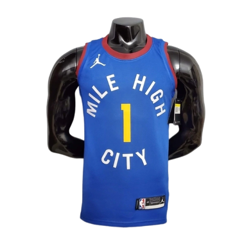 Camisa Regata Denver Nuggets Azul City Edition - Masculina
