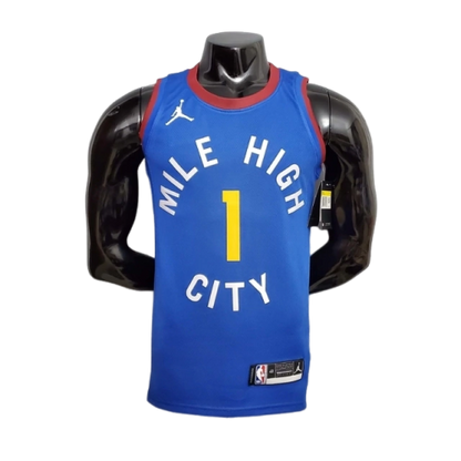 Camisa Regata Denver Nuggets Azul City Edition - Masculina