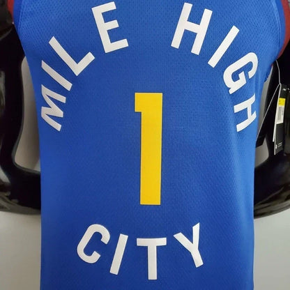 Camisa Regata Denver Nuggets Azul City Edition - Masculina
