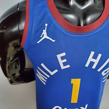 Camisa Regata Denver Nuggets Azul City Edition - Masculina