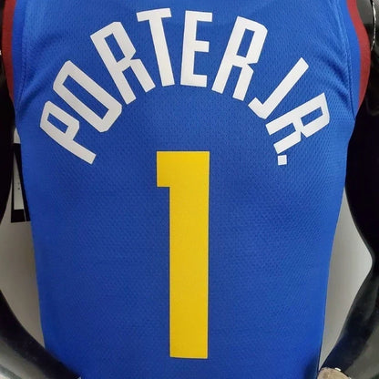 Camisa Regata Denver Nuggets Azul City Edition - Masculina