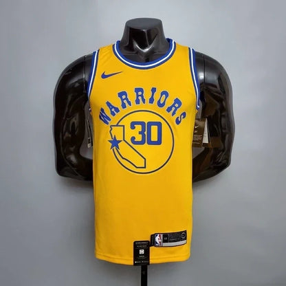 Camisa Regata Golden State Warriors Amarela e Azul - Masculina