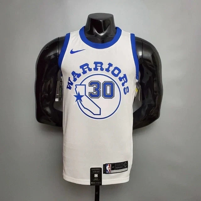 Camisa Regata Golden State Warriors Branca e Azul - Masculina