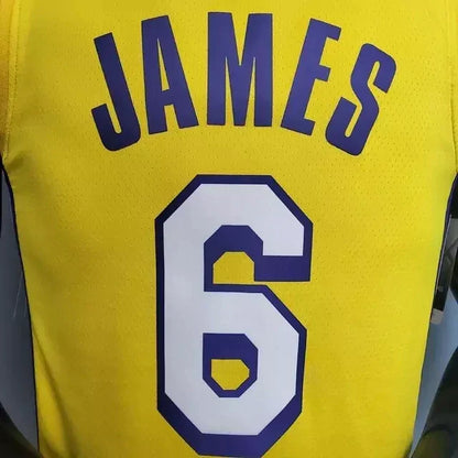 Camisa Regata Los Angeles Lakers Amarela - Masculina Gola V