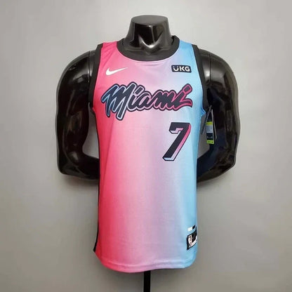 Camisa Regata NBA Miami Heat Rosa e Azul - Masculina