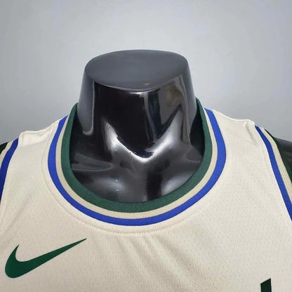 Camisa Regata NBA Milwaukee Bucks Bege - Masculina