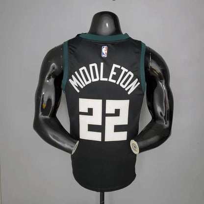 Camisa Regata NBA Milwaukee Bucks Preta - Masculina