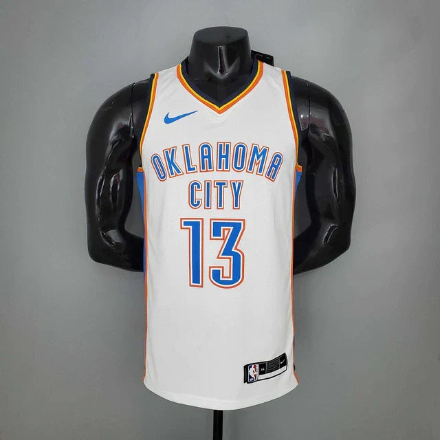 Camisa Regata NBA Oklahoma City Thunder Branca - Masculina