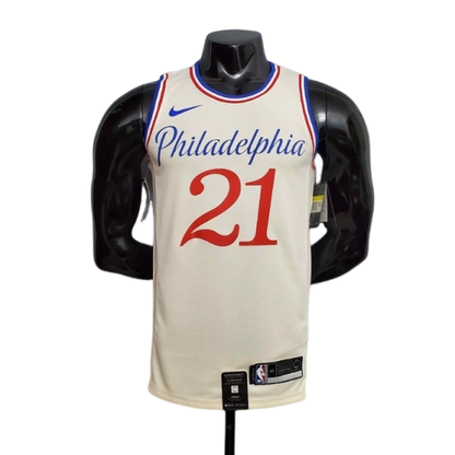 Camisa Regata NBA Philadelphia 76ers Bege - Masculina