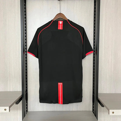 Camisa Retrô Manchester United III Third 2007/08 Masculino Preta