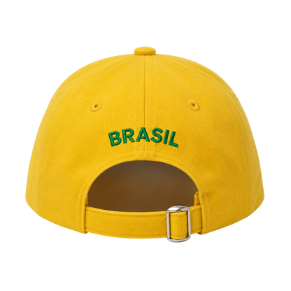 Boné Brasil Copa do Mundo Aba Curva Unissex Ajustável