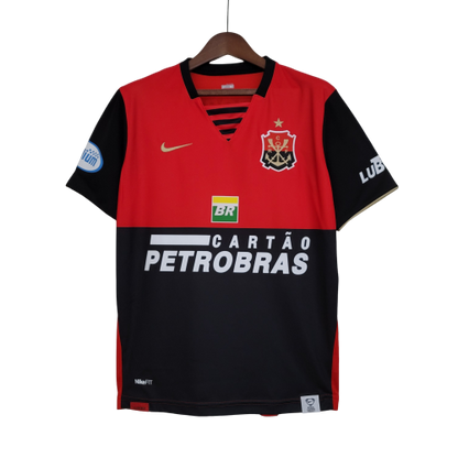 Camisa Flamengo 2008 - Retrô- Vermelho e Preto