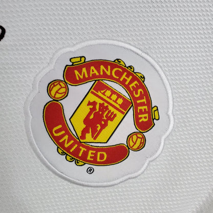 Camisa Retrô Manchester United 2008/09 Masculino Branco