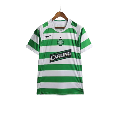 Camisa Retrô Celtic FC 2005/06 Masculino Verde e Branco