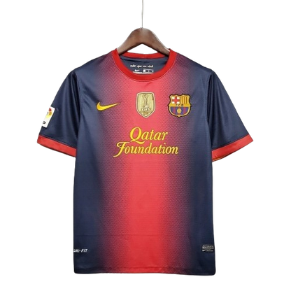 Camisa Retrô Barcelona 2012/13 Masculino Azul Grená