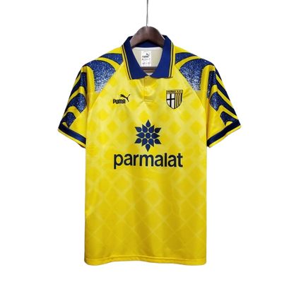 Camisa Retrô Parma 1995/97 Masculino Amarelo e Azul