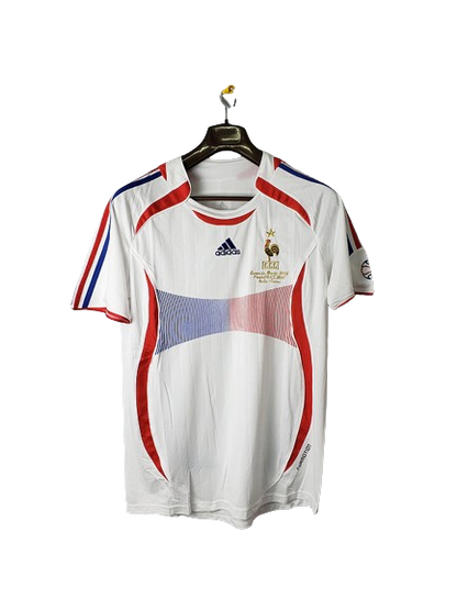 Camisa Retrô França II Away 2006/07 Masculino Branco