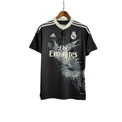 Camisa Retrô Real Madrid III Third 2014/15 Masculino Preto
