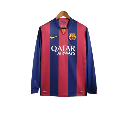 Camisa Retrô Barcelona Manga Longa 2014/15 Masculino