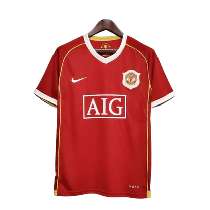 Camisa Retrô Manchester United 2006/07 Masculino Vermelho