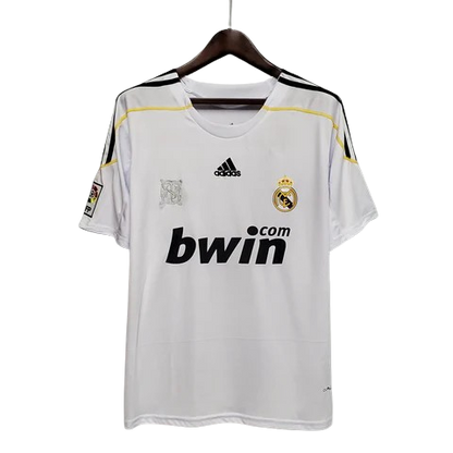 Camisa Retrô Real Madrid I Home 2009/10 Masculino Branco