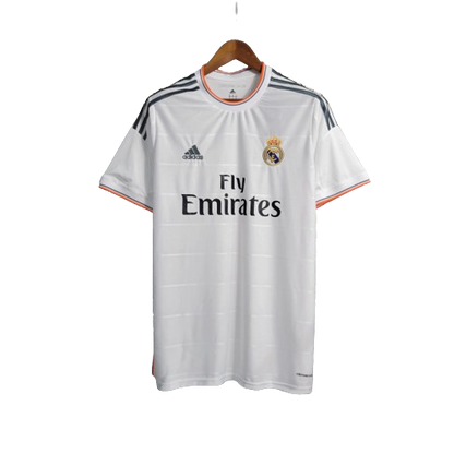 Camisa Retrô Real Madrid I Home 2013/14 Masculino Branco
