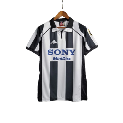 Camisa Retrô Juventus I 1997/98 Masculino Preto e Branco