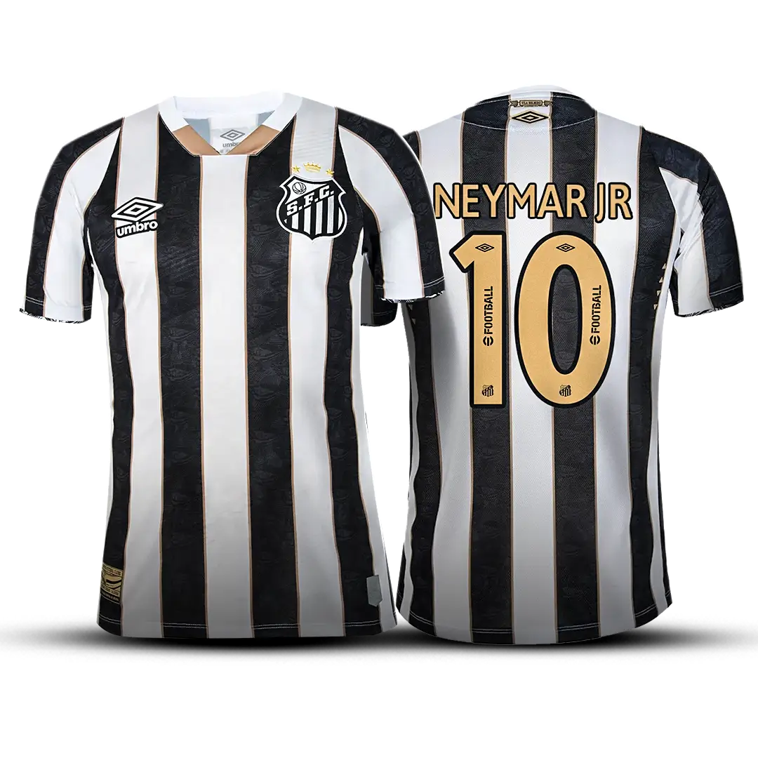 Camisa Santos FC Away 24/25 + #10 Neymar Jr - Torcedor Masculina