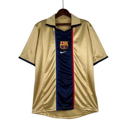 Camisa Retrô Barcelona Dourada 02/2003 Masculino
