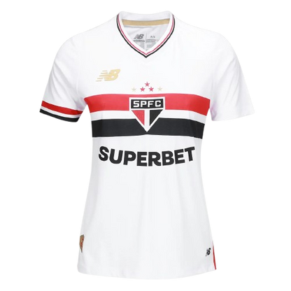 Camisa São Paulo Home 25/26 - Feminina