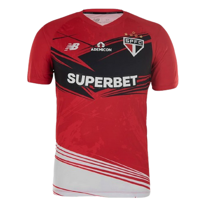Camisa São Paulo Goleiro 25/26 Vermelha - Torcedor Masculina
