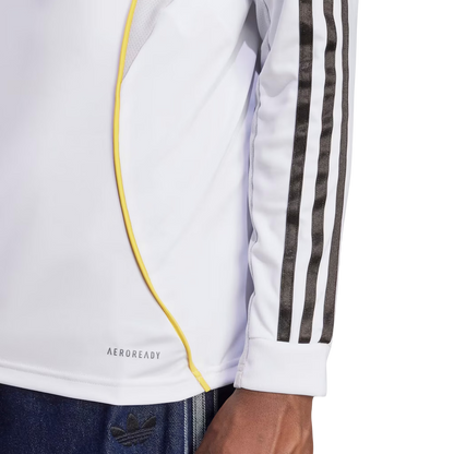 Camisa Real Madrid Home Manga Comprida 25/26 - Torcedor Masculina