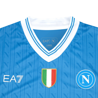 Camisa Napoli Home 25/26 - EA7 Torcedor Masculina