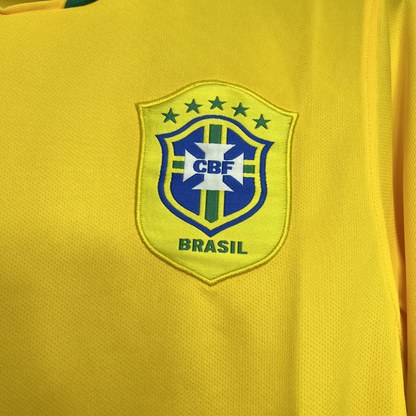 Camisa Retrô 2006 Seleção Brasileira Home Masculina - Amarela