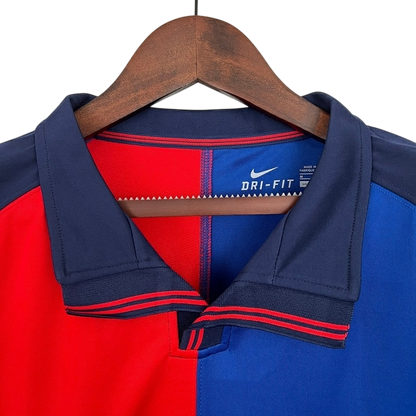 Camisa Retrô Barcelona Manga Longa 1998/99 Masculino